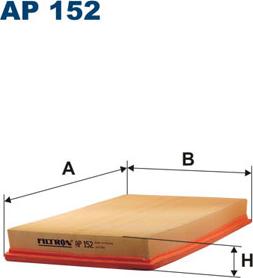 Filtron AP152 - Filter za vazduh parts5.com