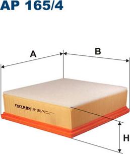 Filtron AP165/4 - Въздушен филтър parts5.com