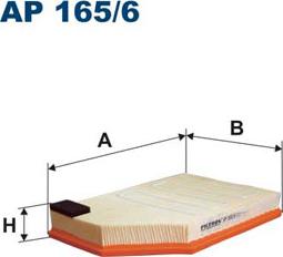 Filtron AP165/6 - Въздушен филтър parts5.com