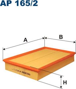 Filtron AP165/2 - Filtro de aire parts5.com