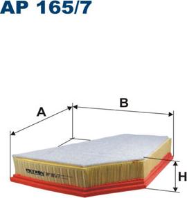 Filtron AP165/7 - Õhufilter parts5.com