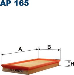 Filtron AP165 - Air Filter parts5.com