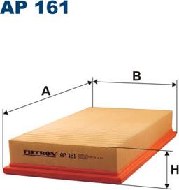 Filtron AP161 - Filtro de aire parts5.com