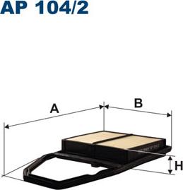 Filtron AP104/2 - Filtar za zrak parts5.com