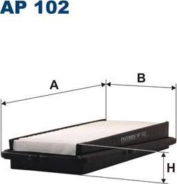 Filtron AP102 - Filtro de aire parts5.com