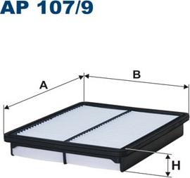 Filtron AP107/9 - Air Filter parts5.com