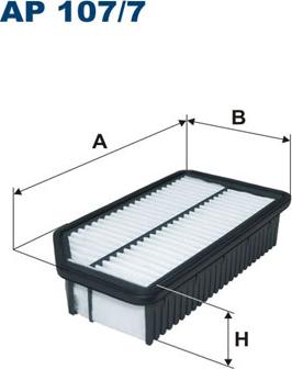 Filtron AP107/7 - Air Filter parts5.com