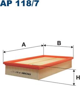 Filtron AP118/7 - Légszűrő parts5.com