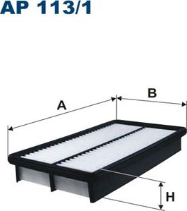 Filtron AP113/1 - Filtro de aire parts5.com