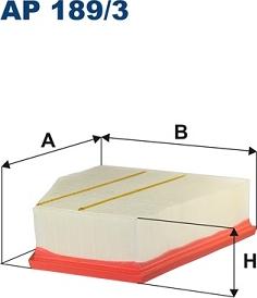 Filtron AP189/3 - Въздушен филтър parts5.com