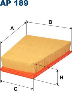 Filtron AP189 - Φίλτρο αέρα parts5.com