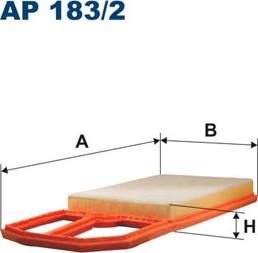 Filtron AP183/2 - Filtro de aire parts5.com