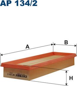 Filtron AP134/2 - Vzduchový filter parts5.com