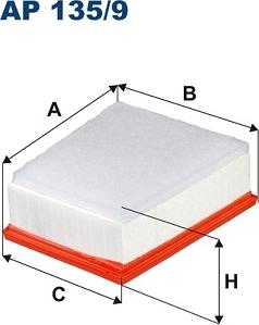 Filtron AP135/9 - Vzduchový filter parts5.com