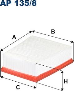 Filtron AP135/8 - Hava filtresi parts5.com