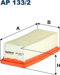 Filtron AP133/2 - Въздушен филтър parts5.com