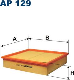 Filtron AP129 - Φίλτρο αέρα parts5.com