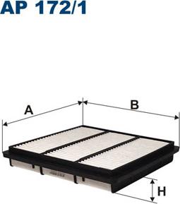 Filtron AP172/1 - Hava filtresi parts5.com