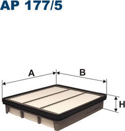 Filtron AP177/5 - Filtr powietrza parts5.com