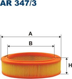 Filtron AR347/3 - Filtro de aire parts5.com