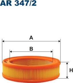 Filtron AR347/2 - Filtro de aire parts5.com