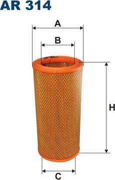 Filtron AR314 - Φίλτρο αέρα parts5.com