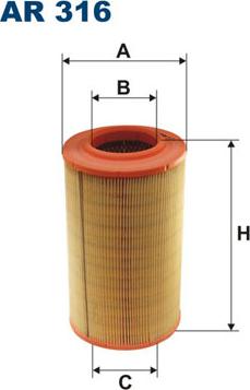 Filtron AR316 - Ilmansuodatin parts5.com