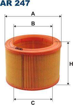 Filtron AR247 - Vzduchový filter parts5.com