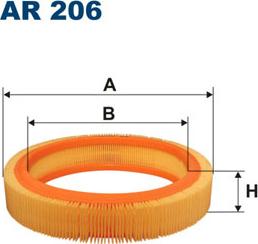 Filtron AR206 - Air Filter parts5.com