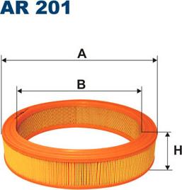 Filtron AR201 - Filtru aer parts5.com