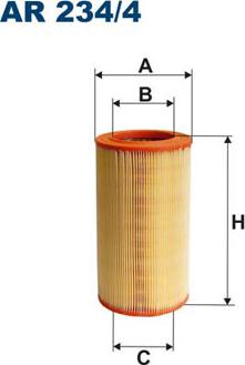 Filtron AR234/4 - Filtru aer parts5.com