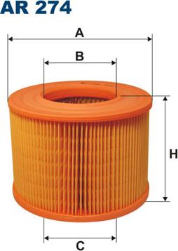 Filtron AR274 - Air Filter parts5.com