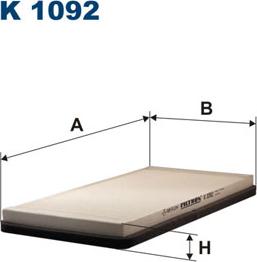 Filtron K1092 - Filter, interior air parts5.com