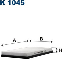 Filtron K1045 - Filtro, aire habitáculo parts5.com