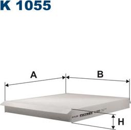 Filtron K1055 - Filtro, aire habitáculo parts5.com