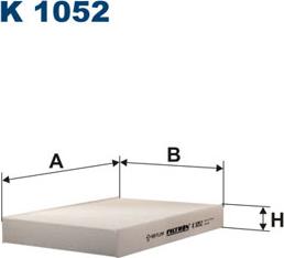 Filtron K1052 - Filter, Innenraumluft parts5.com