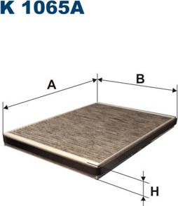 Filtron K1065A - Filtru, aer habitaclu parts5.com