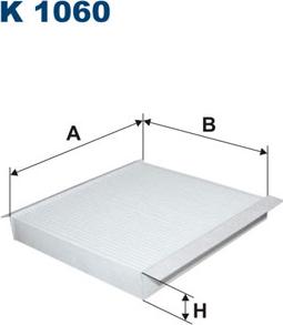 Filtron K1060 - Filtru, aer habitaclu parts5.com