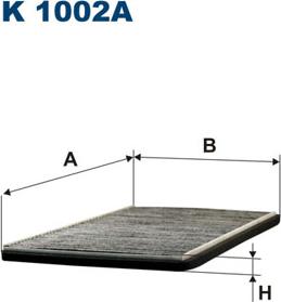 Filtron K1002A - Filtro, aire habitáculo parts5.com