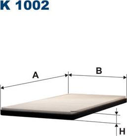 Filtron K1002 - Filtro, aire habitáculo parts5.com