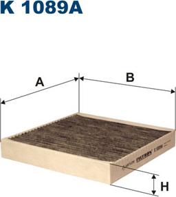 Filtron K1089A - Filtru, aer habitaclu parts5.com