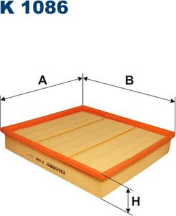 Filtron K1086 - Suodatin, sisäilma parts5.com
