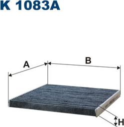 Filtron K1083A - Filtro, aire habitáculo parts5.com