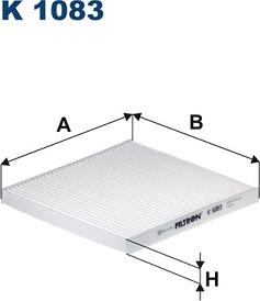 Filtron K1083 - Filtru, aer habitaclu parts5.com