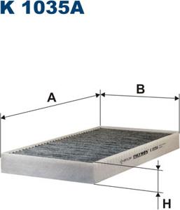 Filtron K1035A - Filtru, aer habitaclu parts5.com