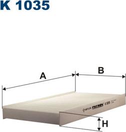 Filtron K1035 - Filtru, aer habitaclu parts5.com