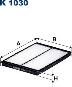 Filtron K1030 - Φίλτρο, αέρας εσωτερικού χώρου parts5.com