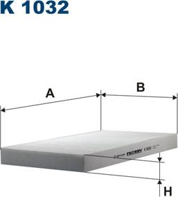 Filtron K1032 - Φίλτρο, αέρας εσωτερικού χώρου parts5.com