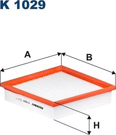 Filtron K1029 - Filtr, wentylacja przestrzeni pasażerskiej parts5.com