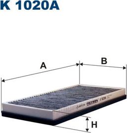 Filtron K1020A - Filter, interior air parts5.com